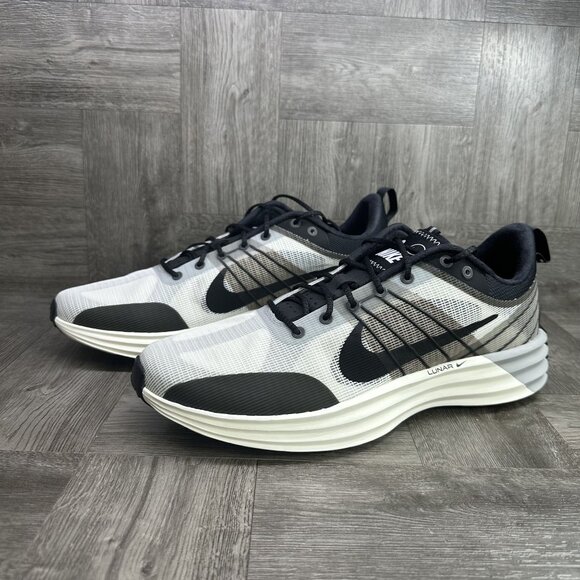Nike Lunar Men's size 13 Light Smoke Summit White Black Shoes DV2440-102 - Picture 4 of 8
